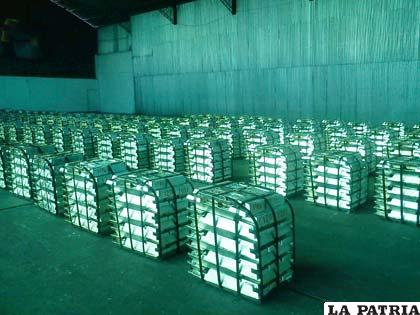 En seis meses la Empresa Metalúrgica Vinto exportó 5.200 toneladas de estaño 
