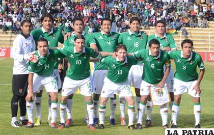 Selección boliviana que venció a Paraguay por las eliminatorias (foto: APG)