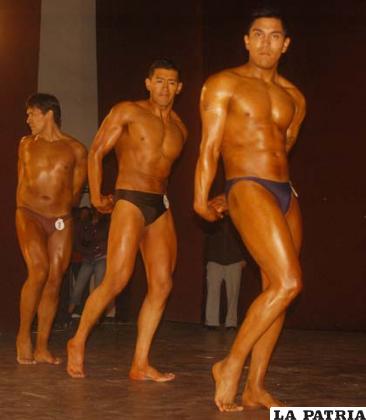 Fisicoculturistas orureños