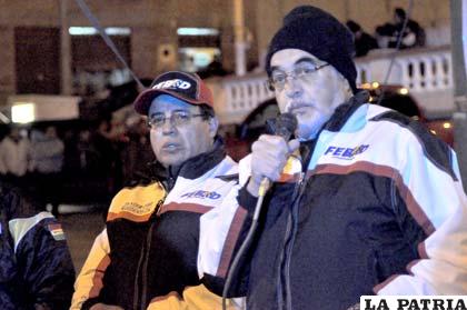 Javier Cossío y Armin Franulic dirigentes de la Febad