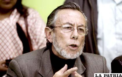Juan Del Granado, líder del MSM pide a Evo Morales convocar a diálogo a marchistas del Tipnis. Foto: ANF