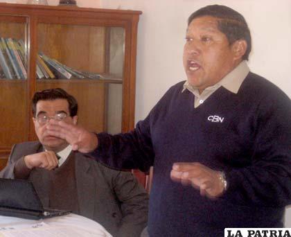 El secretario ejecutivo de los fabriles, Rubén Sejas criticó duramente trabajo de parlamentarios 