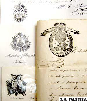En la fotografía se pueden identificar escudos de diferentes periodos