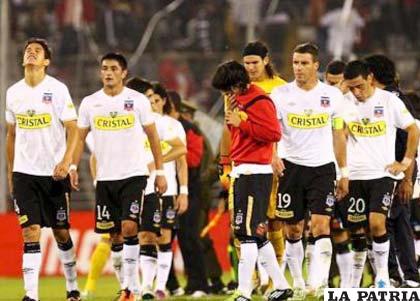 Jugadores del Colo Colo chileno que logró una importante victoria (foto: publimetro.com)