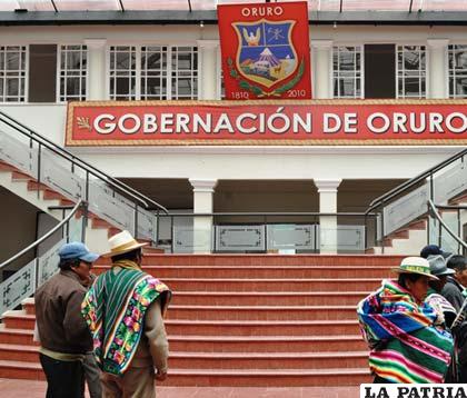 Gobernación de Oruro registra una baja ejecución presupuestaria