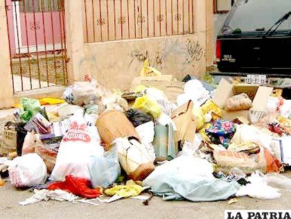 La basura continúa siendo uno de los problemas centrales de Oruro