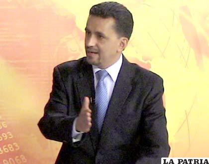El ex ministro de Gobierno, Sacha Llorenti (radiofides.com)