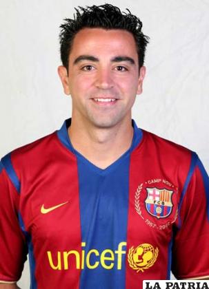 El jugador de Barcelona, Xavi  (LIGASDEFUTBOLDEEUROPA.COM)