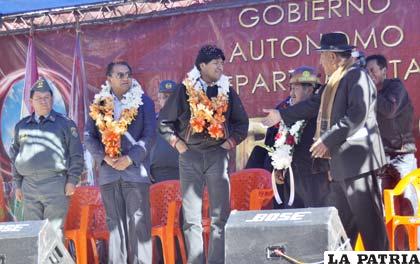 El presidente Evo Morales hizo anuncios importantes para Oruro