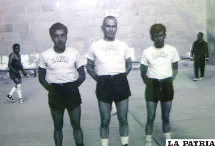Los integrantes del equipo Nawa, Simón Salas, Mario Galatoire y Roberto Alave, brillaron en la gestión de 1971