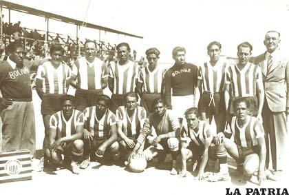 El Club Bolívar Nimbles meritoria institución brilló en el año 1944, donde integraron futbolistas de “renombre” a nivel nacional (Foto Archivo).