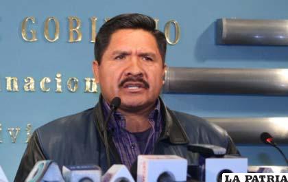 Viceministro Cáceres dice que Apolo es zona de tráfico de drogas (Foto ANF)