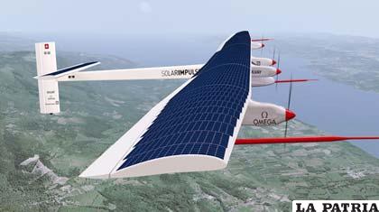 El Impulse vuela con energía alternativa como es la solar