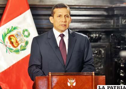 Presidente de Perú, Ollanta Humala. FOTO/Archivo educacionenred.com