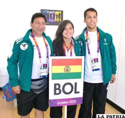 Bolivianos entrarán en acción en los Juegos 2012. (APG)