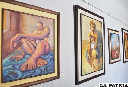 Artistas femeninas presentan creaciones pictóricas en el Museo Simón Iturri Patiño
