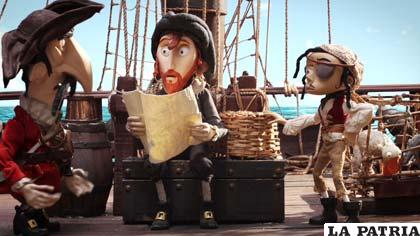 Una de las escenas del film animado “Selkirk, el verdadero Robinson Crusoe”, inédito en salas comerciales