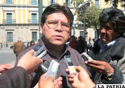 Edwin Herrera, vocero del Movimiento Sin Miedo