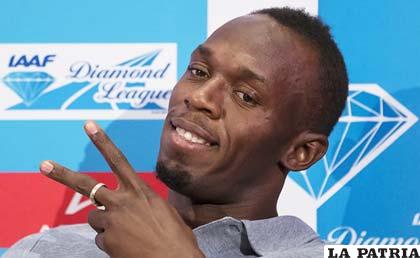 Usain Bolt también es aficionado al fútbol