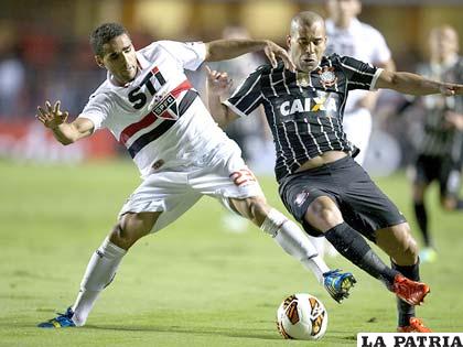 Del partido jugado entre Corinthians y Atlético Mineiro