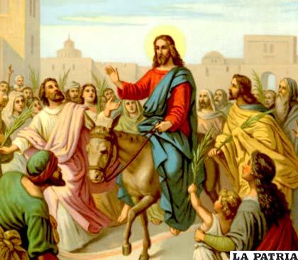 Cristo camino a Jerusalén