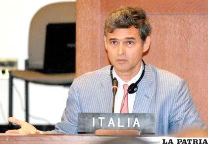 Sebastiano Fulci, embajador de Italia ante la OEA