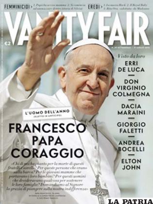Papa Francisco será la portada de la edición italiana  de la revista “Vanity Fair”