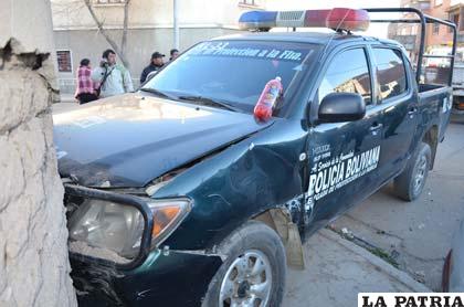 Motorizado que chocó contra la vivienda