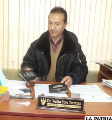 Waldo Soto, director departamental de Oruro de la Procuraduría