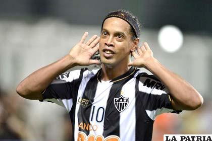 Ronaldinho, astro del Atlético Mineiro