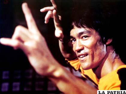 El recordado actor de artes marciales Bruce Lee