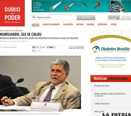 “Diario do Poder”, de Brasil