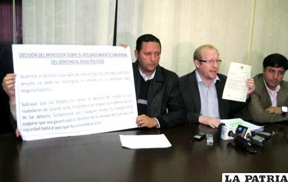 Diputados de Convergencia Nacional exigen que se le de salvoconducto a Pinto