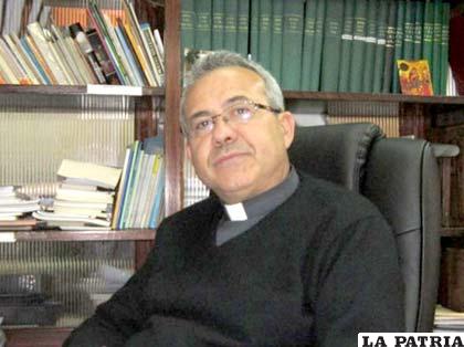 José Fuentes, secretario adjunto de la Conferencia Episcopal Boliviana
