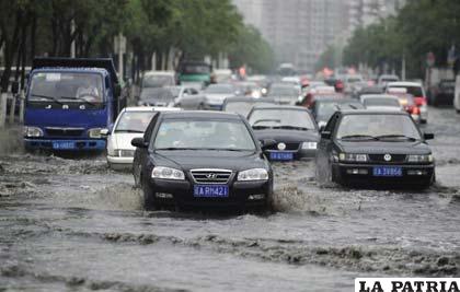 Continúan las intensas lluvias en China