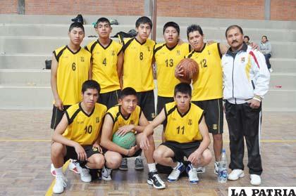 El equipo de Ignacio León en básquetbol varones