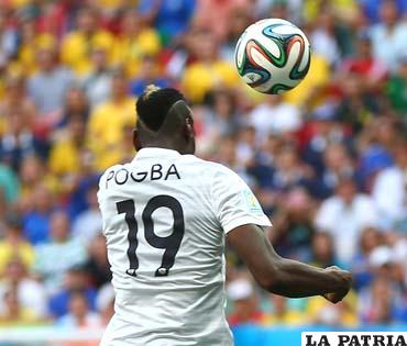 Paul Pogba fue autor de un gol de Francia