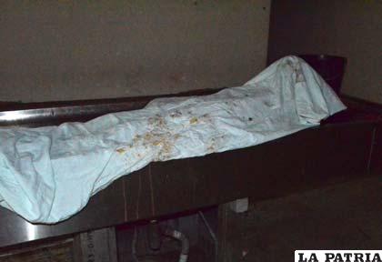 El cuerpo fue depositado en la morgue del Hospital General “San Juan de Dios”