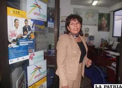 Lourdes Omoya, asume el cargo de gerente ejecutiva de la recientemente creada Empresa Boliviana de Turismo