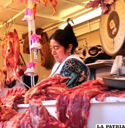 Kilo de carne se comercializa entre 27 y 35 bolivianos