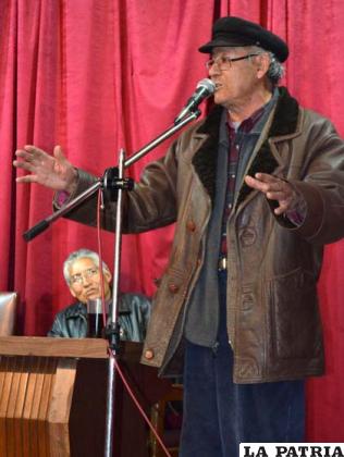 El exdirigente sindical, Filemón Escóbar