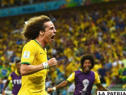 El festejo de David Luiz 