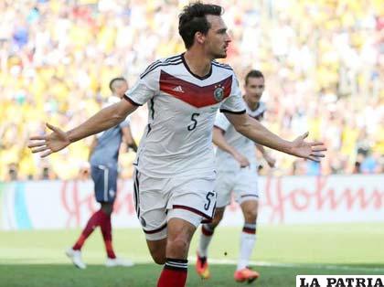 Mats Hummels fue el autor del único gol del partido