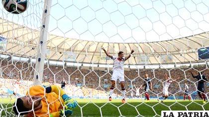 El único gol del compromiso entre Alemania y Francia fue anotado por Hummels
