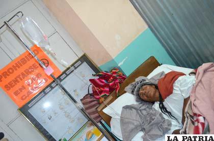 La mujer agredida fue internada en el Hospital General