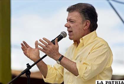 Presidente colombiano, Juan Manuel Santos