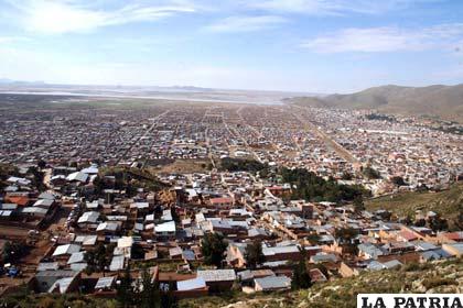 Oruro vive un gélido invierno