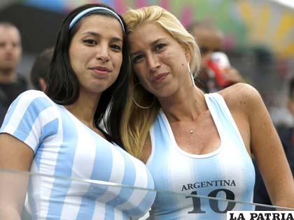Las mujeres argentinas también celebraron la victoria