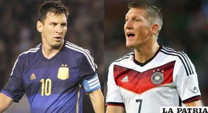 Así con esas casacas se enfrentarán este domingo Argentina y Alemania