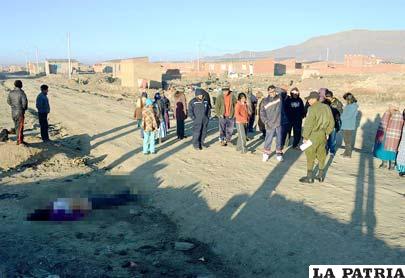El cuerpo sin vida de la mujer apareció en horas de la madrugada